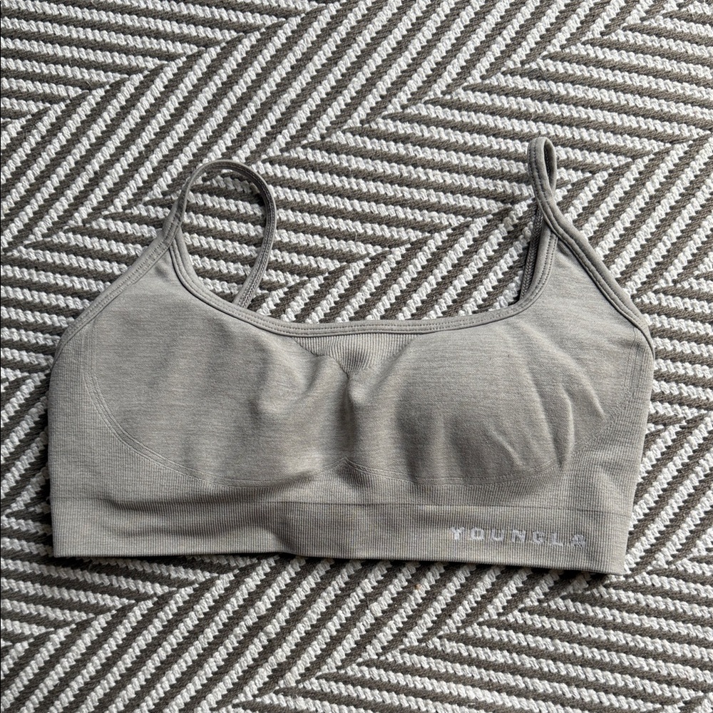 YoungLA Gray Sports Bra